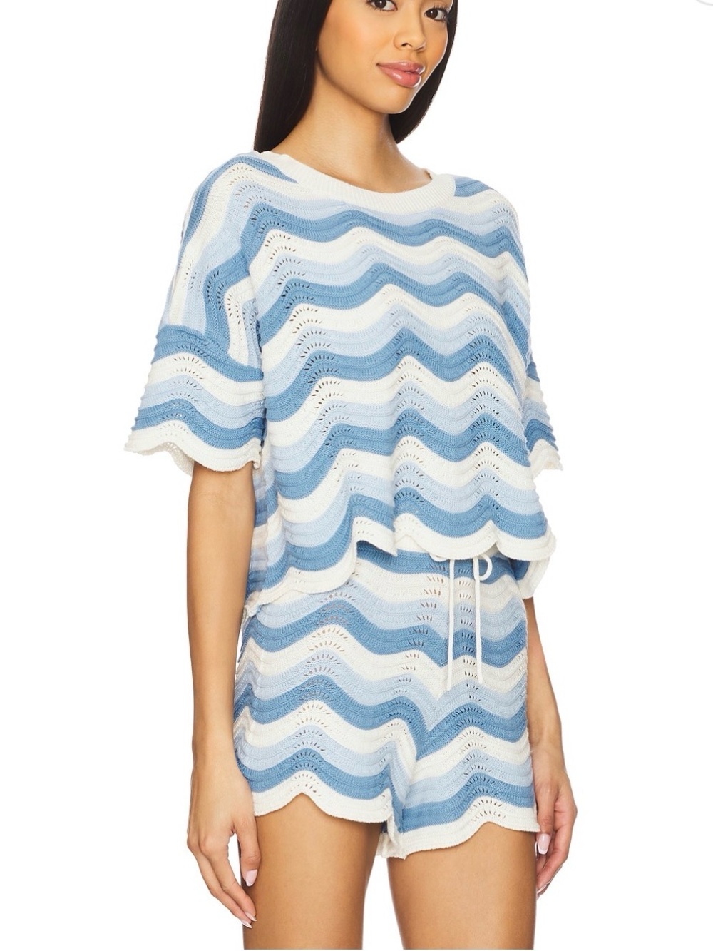 Revolve x Make Waves knit top in ocean